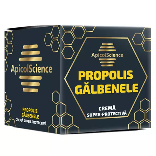 Crema Super Protectiva cu Propolis si Galbenele, Apicol Science